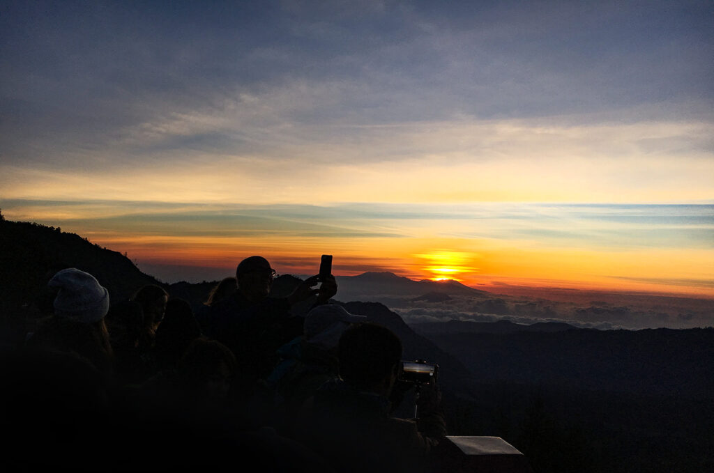Mobile Photography Bromo Sunset Indonesia